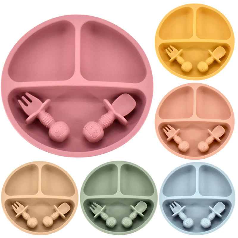 Baby Weaning Silicone Tableware